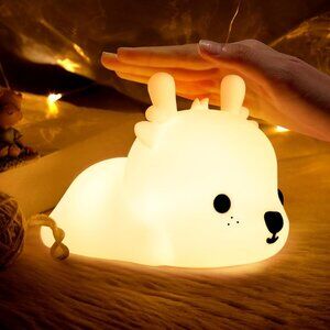 Cute Night Light for Kids Deer 7 Color Table Lamp BedRoom